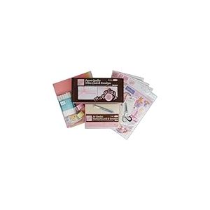Anita's Kit de création de cartes sur le thème de Pâques et du printemps, kit de 150 cartes et enveloppes. Ruban de 6 m, 3 feuilles de feutre acrylique, 4 marqueurs à double pointe (burin et pinceau)