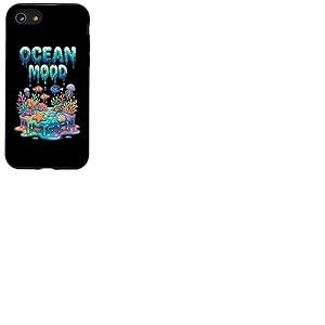 Humeur Oc&eacute;anique Color&eacute;e R&eacute;cif Corallien Vie sous-Marine Coque pour iPhone SE (2020) / 7/8