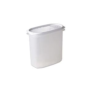 TATAY Boite Alimentaire Plastique 2L Top Flex | Couvercle &agrave; Pression | Boite Conservation Alimentaire | Micro-ondes, Lave-vaisselle, Frigo, Cong&eacute;lateur | Sans BPA | 18,4x9,7x17,8 cm, Blanc