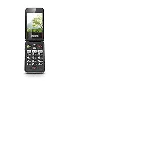 Emporia SIMPLICITYglam.4G Téléphone Portable pour Seniors sans contrat, à Rabat, avec de Grandes Touches, Bouton d'appel d'urgence, écran Couleur 2,8", Volume élevé, Volte, 3 Touches de sélection