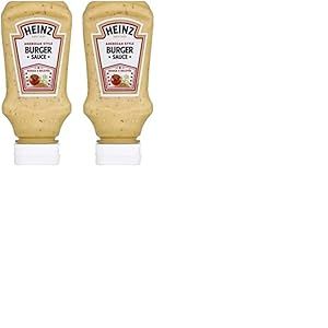 Heinz Sauce American Burger Flacon Souple Top Down 230g (Lot de 2)