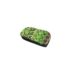 Feitore Lit de Jardin sur&eacute;lev&eacute; en Tissu, 400 g/m&sup2; Plus &eacute;pais, rectangulaire, Sacs de Culture pour Plantes, Fleurs et l&eacute;gumes (0,9 x 1,8 m)