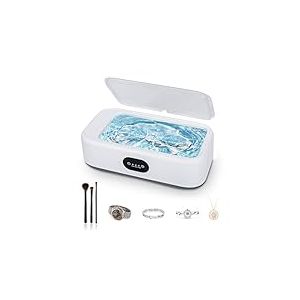 Romon Nettoyeur Ultrasons, 640ML Ultrasonic Cleaner Lunettes 49KHZ Nettoyant Ultrason Nettoyage Entretien avec 3 R&eacute;glages de Temps Panier et Support pour Montres