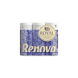 Renova Royal Papier hygi&eacute;nique 4 plis blanc, 9 rouleaux CONFORT 200045194