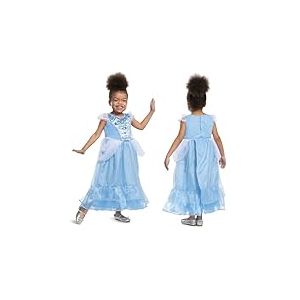 Disney - Déguisement Princesse Cendrillon Adaptatif pour Enfants - Taille S (4-6X Ans) - Licence Officielle - Robe de Bal Cendrillon Disney - Costume Halloween, Carnaval ou Anniversaire