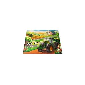 Boîte de Puzzle John Deere 70 pièces pour Enfants. Animaux de la Ferme et Tracteur, Puzzles éducatifs pour Les Enfants de 4 Ans et Plus, Puzzle Familial Relaxant et Robuste, Puzzle Enfant 4 Ans