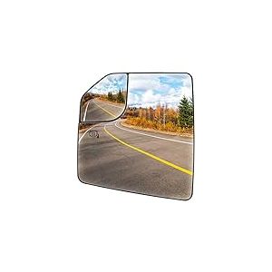 Miroir de r&eacute;troviseur chauffant c&ocirc;t&eacute; conducteur gauche &agrave; coller sans gradation automatique pour Ford F-150 L3Z17K707L 2015-2020