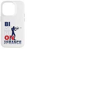 Biathlon Ski de Fond & Tir à la Carabine Team France Coque pour iPhone 14 Pro