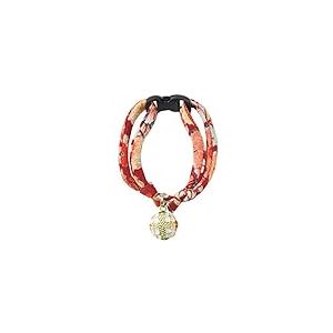 Necoichi Chirimen Temari Dynasty Collier pour chat Rouge 0,04 kg