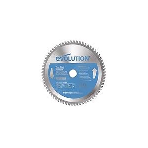 Evolution T185TCT-68CS Steel Blade End TCT 185mm 68 Teeth Bore 20mm for Circular Saw