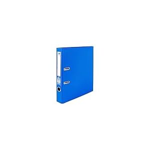 Liderpapel 932059 Documenta Classeur Levier Carton Rembordé PVC 1,9 mm Dos 52 mm Rado Métallique Bleu