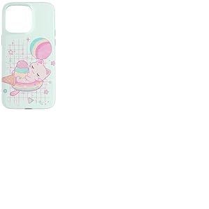 Kawaii Fraise Lait Chat Pastel Glace Galaxie Coque pour iPhone 15 Pro Max