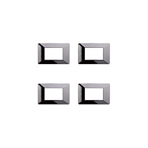 Plaque compatible ViMAR plana, plaques en plastique set de 4 pièces 3 places pour remplacement des plaques existantes - s'adaptent parfaitement au support d'origine