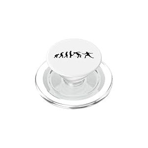 Escrimeur Jeu d'escrime Fencer sportive Évolution Escrime PopSockets PopGrip pour MagSafe