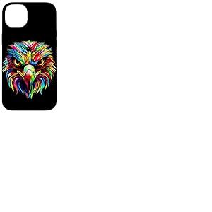 Aigle Pop Art Couleurs Vives Aigle Royal Fauconnier Chasseur Coque pour iPhone 14 Plus