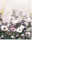 Rasch Magicwalls 360875 - Papier Peint Photo Non tissé avec Une Prairie Fleurie en Vert, Violet et Blanc - 2,65 x 2,12 m (L x l)