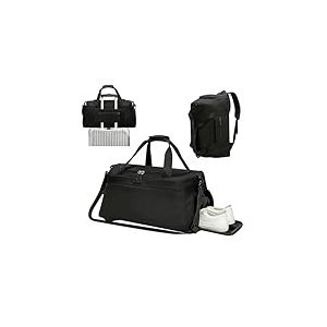 AiQInu 35L Sac de Sport Femme, 3-en-1 Sac Sport Homme, Imperm&eacute;able Compartiments Multiples, Sacs de Voyage avec Compartiments Chaussures et Humide, Polyvalent pour Gym, Voyage, Week-End