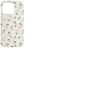 Vintage Redbreast Branches d'hiver Nues Coque pour iPhone 15 Pro Max