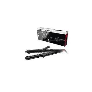 Rowenta Multistyler 3 en 1 Karl Lagerfeld Conic CF451L Multistyler 3 en 1 35 mm : lissage, vagues et boucles, revêtement céramique, contrôle de la température jusqu'à 200 °, 2 peignes intégrés,