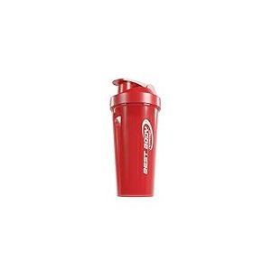 Best Body Nutrition Shaker à protéines - Rouge - Shaker à protéines - sans BPA - 700ml