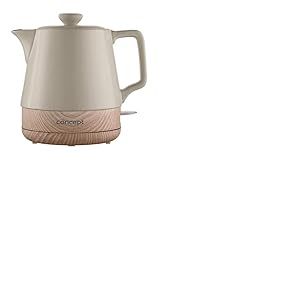 Concept Hausgeräte RK0061 Bouilloire en céramique 1 l, Marron café
