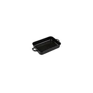 axentia Plat à four et à gratin, Ø env. 24x5x17,5 cm, plat de cuisson, plat à four, métal, émaillé
