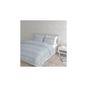 Parure Housse de Couette Fantaisie fabriqu&eacute;e en Italie &ndash; Housse de Couette &ndash; Sac de Couette 250 x 200 cm avec Rabat et taies d'oreiller, Double, Hellas