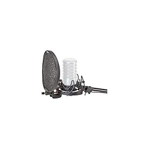 Rycote 045005 InVision USM-VB Kit Suspension pour Microphone Stuido avec Filtre Anti-pop