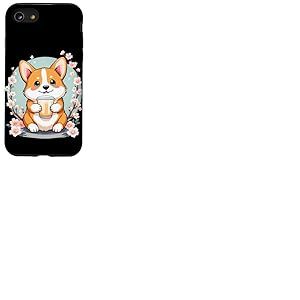 Mignon dessin animé Corgi Coque pour iPhone SE (2020) / 7 / 8