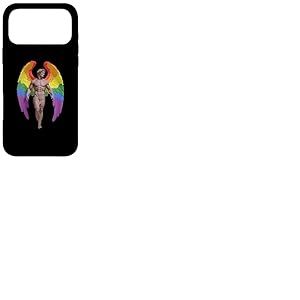 Ange aux Ailes Arc-en-Ciel LGBTQ+ Coque pour iPhone 17 Pro Max