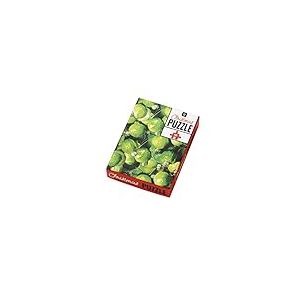 Talking Tables Puzzle et Affiche de Choux de Bruxelles Vert de 100 pièces | Illustré | Jour de Noël, Noël, pousses, Cadeau Secret du père Noël, idée Cadeau