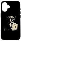 Portrait de Vieil Homme Barbu fumant Cigarette Coque pour iPhone 16
