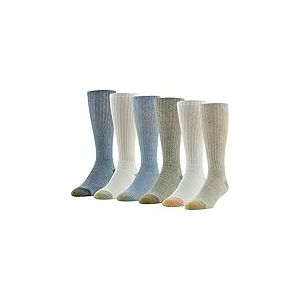 GOLDTOE Harrington Chaussettes mi-mollet pour homme, plusieurs paires, Large