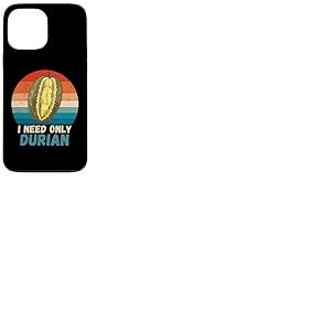 Durian rétro Vintage I Need Only Food Lover Coque pour iPhone 13 Pro Max