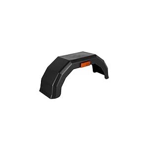 OROK - Garde-Boue remorque 13", Aile de remorque avec réflecteur - Fabriqué en Plastique - Coloris : Noir - Dimensions 770 x 220 x 340mm - Compatible avec Tous Types de remorques