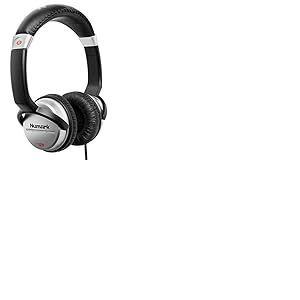 Numark HF125 Casque DJ Pour Mixing avec Câble de 1.8 m, Haut-Parleurs de 40 mm pour une Réponse étendue, le Type dos Fermé pour l'isolation Sonore