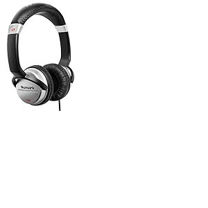 Numark HF125 – Casque Professionnel pour DJ Ultra-Portable avec Câble de 1,8 m, Haut-Parleurs 40 mm pour Une Plus Large Plage de Réponse en Fréquence et Design Fermé pour Isolation Exceptionnelle