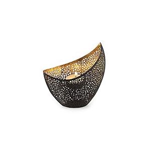 Pajoma 30017 Porte-Bougie Samara, métal, Hauteur 14,5 cm