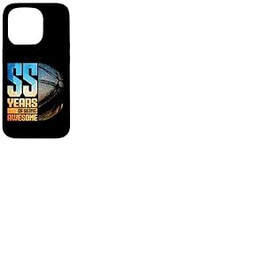 55e Anniversaire Homme basketteur Basket 55 Ans Coque pour iPhone 15 Pro