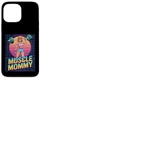 Anime Muscle Mommy Weightlifting Fitness Girl Aesthetic Coque pour iPhone 13 Pro Max