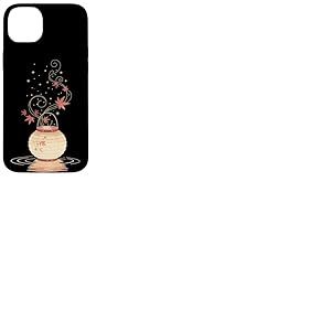 Lanterne Automne Feuilles Érable Art Japonais Minimal Coque pour iPhone 14 Plus