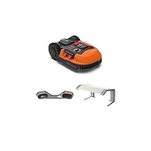 Pack WORX LANDROID Plus - 800 m² Robot Tondeuse Connecté WR148E + ACS + Garage de Protection (Installation Facile, Configurable, Autonome, Contrôle à Distance Via APP, Tonte Intelligente)