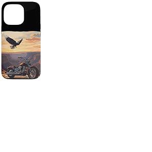 Déguisement Liberty Moto Rétro Aigle USA Coque pour iPhone 13 Pro
