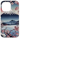Arbre Japonais Sakura Garden Geisha Mount Fuji Cherry Blossom Tree Coque pour iPhone 14 Pro Max