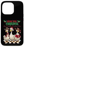 Honky Tonk Motif de Noël Cowboy Goose Holiday Coque pour iPhone 13 Pro