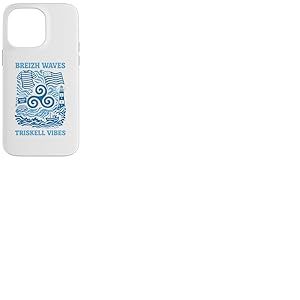 Bretagne Triskell Identit&eacute; Bretonne Oc&eacute;an Symbole Breton Coque pour iPhone 14 Pro Max