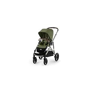 CYBEX Poussette Gold GAZELLE S, De la naissance à environ 4 ans, Max. 22 kg (mode simple) / 2x 22 kg (mode duo), Système tout-en-1 avec 20+ configurations, Vert mousse