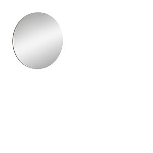 xonox.Home Miroir Drive 70 x 70 x 6 cm en Imitation chêne Artisan – Miroir vestiaire Moderne avec Aspect Bois pour Garde-Robe et Couloir – Miroir Mural élégant et Compact