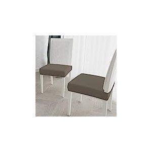 MB HOME BASIC, Housse de Chaise &laquo; Plus Bello &raquo; Taupe Unique