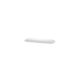 Bleu Câlin Traversin Plat Memofill, Barrettes mousse à Mémoire de Forme et Fibre Polyester, Maintien Optimal des Cervicales, Blanc - 160 x 40 cm